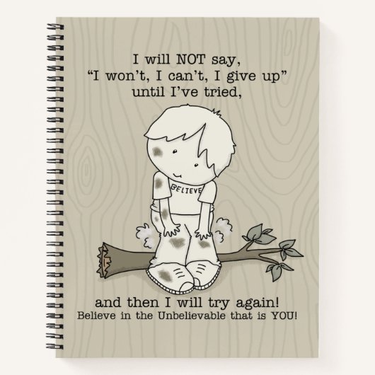 Will wieder versuchen notizblock (Vorderseite)