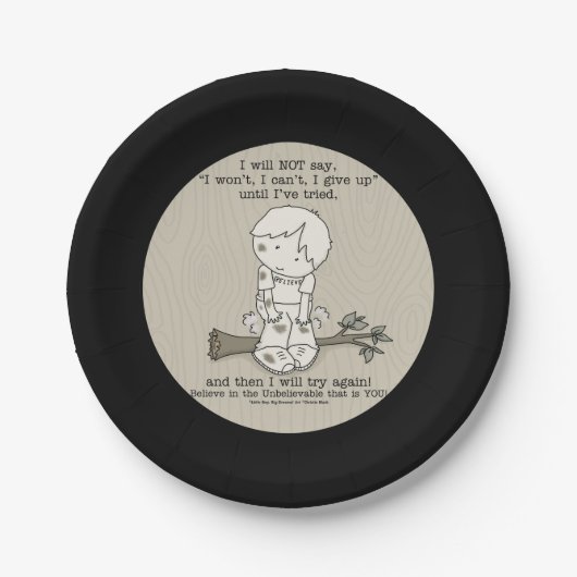 Will wieder versuchen pappteller (Vorderseite)