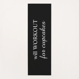 Will WORKOUT für Cupcakes Yoga Mat Yogamatte