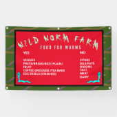 WILL WORM FARM FÜTTERND INSTRUCTION BANNER (Horizontal)