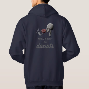 Will X-Ray für Donuts und Radierungszeichen Hoodie