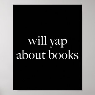 Will Yap über Bücher, ästhetische Lektüre, lustige Poster