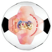Will you be mine Valentine? personalized  Fußball (Gedreht)