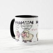 Will You Be Mine Valentine's Mug Tasse (Vorderseite Links)