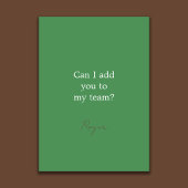 Will You Be My Best Man Football Card Einladung