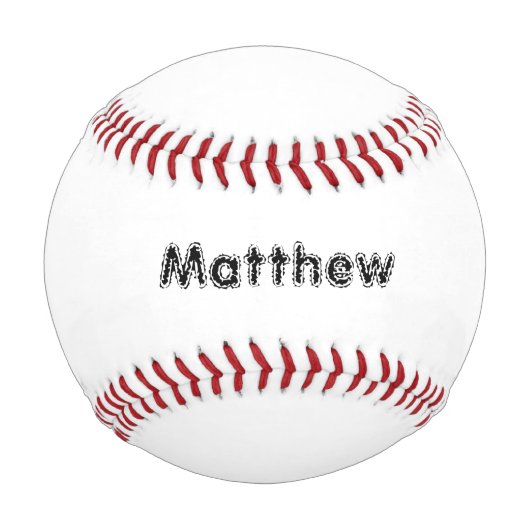 Will You Be My Best Man Name Baseball (Rückseite)