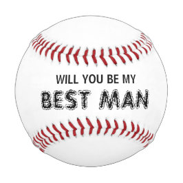 Will You Be My Best Man Name Baseball