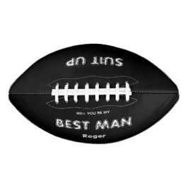 Will You Be My Best Man Proposal Football