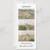 Will You Be My Bridesmaid Bridesmaid Proposal Card Einladung (Vorderseite)