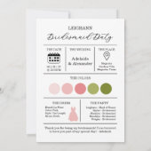 Will You Be My Bridesmaid Bridesmaid Proposal Card Einladung (Rückseite)