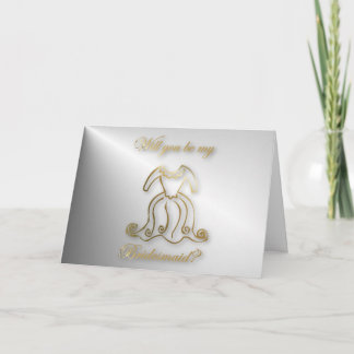 Will you be my Bridesmaid? Bridesmaid request. Einladung