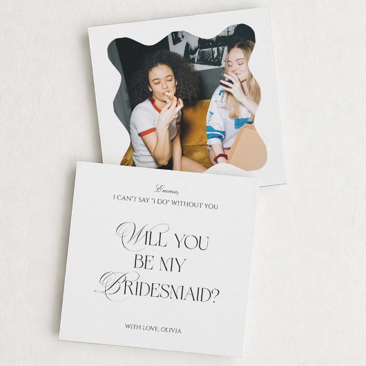 Will You be my Bridesmaid Card Einladung