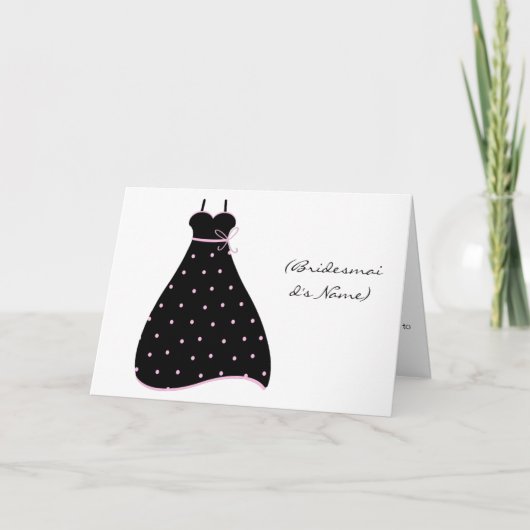 Will you be my bridesmaid Greeting Card Einladung (Vorderseite)