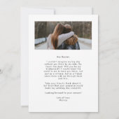 Will you be my Bridesmaid Minimalist Photo Script (Rückseite)