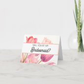 Will you be my Bridesmaid proposal card Karte (Vorderseite)