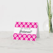 Will you be my Bridesmaid proposal card Karte (Vorderseite)
