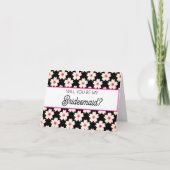 Will you be my Bridesmaid proposal card Karte (Vorderseite)