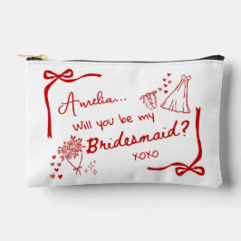Will you be my Bridesmaid Proposal Zubehörtasche