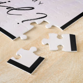 Will You Be My Bridesmaid? Trendy Script Foto Puzzle (Seite)