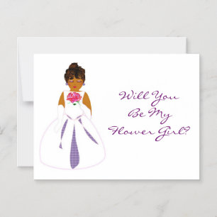 "Will You Be My Flower Girl" Customizable Magneteinladung