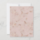 Will you be my Flower Girl? Girls in Robes Invitat Einladung (Rückseite)