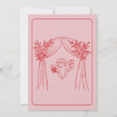 Will You Be My Galentine? Galentine Day's Party Einladung (Rückseite)