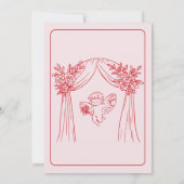 Will You Be My Galentine? Galentine Day's Party Einladung (Rückseite)