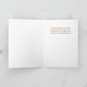 Will you be my Godfather Blue and Brown Cake Karte (Innenseite)