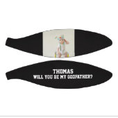 Will You Be My Godfather Godparent Proposal Sports Mini Basketball (Panele)