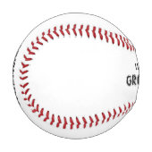 Will You Be My Groomsman Name Baseball (Vorderseite Links)
