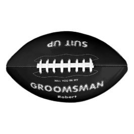 Will You Be My Groomsman Proposal Football
