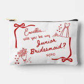 Will you be my Junior Bridesmaid Proposal  Zubehörtasche (Vorderseite)