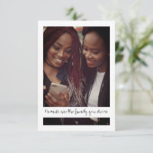 Will You Be My Maid of Honor Quote Photo Proposal (Stehend Vorderseite)