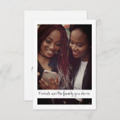 Will You Be My Maid of Honor Quote Photo Proposal (Vorne/Hinten)