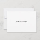 WIll You Be My Matron - Gold Heart Script Fab Einladung (Rückseite)