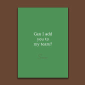 Will You Be My Usher Football Theme Card Einladung