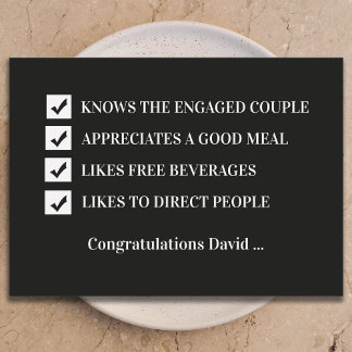 Will You Be My Usher Funny Digital Invitation Card Einladung