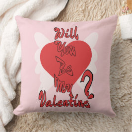 Will You Be My Valentine? Kissen