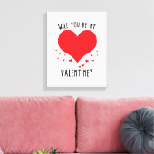 Will you be my valentine leinwanddruck (Insitu (Wohnzimmer))