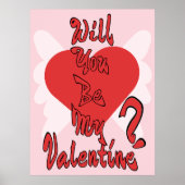 Will You Be My Valentine? Poster (Vorne)