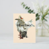 Will you Dance? Postkarte (Stehend Vorderseite)