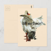 Will you Dance? Postkarte (Vorne/Hinten)