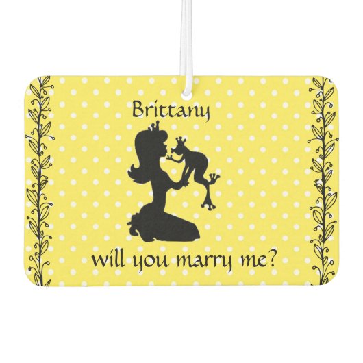 Will You Marry Me Autolufterfrischer (Vorderseite)