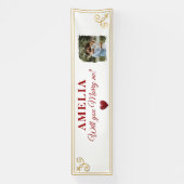 Will you marry me Heart Romantic Proposal Photo Banner (Vertikal)