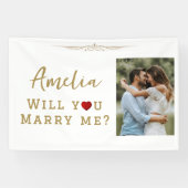 Will you marry me Romantic Proposal Photo Banner (Horizontal)