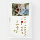 Will you marry me Romantic Proposal Photo Banner (Vertikal)