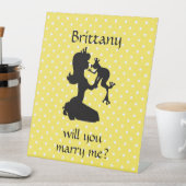 Will You Marry Me Sockelschild (In Situ)