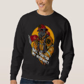 Will You Tap My Hydrant Firefighter Humor Fireman Sweatshirt (Vorderseite)