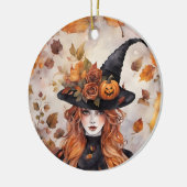 Willa Die Hexe Keramik Ornament (Links)