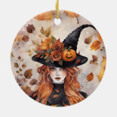 Willa Die Hexe Keramik Ornament (Hinten)